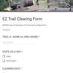 Trail Clearing Form